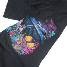 Load image into Gallery viewer, Vintage Hazelwood Dolphin Aquatic Scene Graphic T Shirt - L