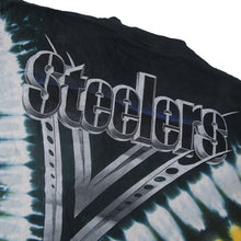 Load image into Gallery viewer, Vintage Liquid Blue Pittsburgh Steelers Tie Dyed Graphic T Shirt - XL