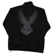 Load image into Gallery viewer, Vintage Harley Davidson Big Logo Deep Pile Fleece Jacket - M