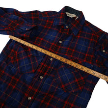Load image into Gallery viewer, Vintage Woolrich Plaid Check Wool Blend Button Down Shirt - S