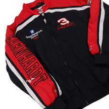 Load image into Gallery viewer, Vintage Chase Authentics Dale Earnhardt Man in Black Embroidered Jacket - L