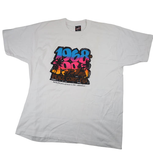 Vintage 1958-1998 Peace Corp Graphic T Shirt - XL