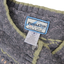 Load image into Gallery viewer, Vintage Pendleton Womens Small Wool Blend Cardigan Sweater Gray - WMNS S
