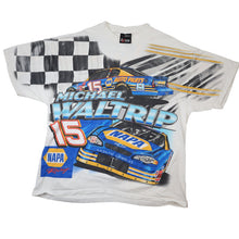 Load image into Gallery viewer, Vintage Chase Authentics Michael Waltrip Allover Print Nascar Graphic T Shirt - L