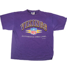 Load image into Gallery viewer, Vintage 1996 Logo Athletics Minnesota Vikings Graphic T Shirt - L