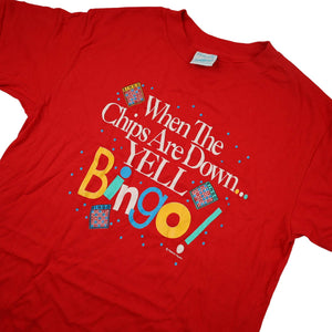 Vintage Bingo Slogan Graphic T Shirt - M