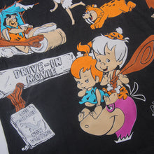 Load image into Gallery viewer, Vintage 1994 Flint Stones Cartoon Allover Graphic T Shirt - XL