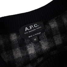 Load image into Gallery viewer, A.P.C Rue Madame Paris Mohair Blend Check Sweater - M