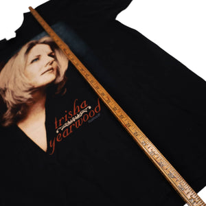 Vintage 90s Trisha Yearwood Graphic Band Tour Shirt - XL