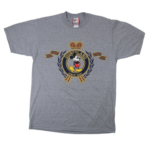 Vintage Disneyland Mickey Mouse Crest Graphic T Shirt - L