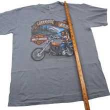 Load image into Gallery viewer, Vintage Harley Davidson 3D Emblem "Freedom of the Road" Graphic T Shirt - L