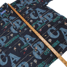 Load image into Gallery viewer, Pendleton %100 Rayon Allover Print Camp Fishing Shirt - L
