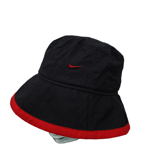 Vintage Nike Mini Swoosh Bred Bucket Hat - OS