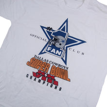Load image into Gallery viewer, Vintage Dallas Cowboys Fan Club Graphic T Shirt - L