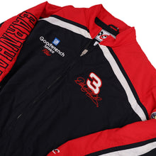 Load image into Gallery viewer, Vintage Chase Authentics Dale Earnhardt Man in Black Embroidered Jacket - L