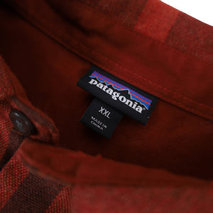 Patagonia Recycled Wool Blend Flannel Button Down Shirt - XXL