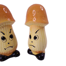 Load image into Gallery viewer, Vintage 60s/70s Angry Mushroom Salt &amp; Pepper Shakers