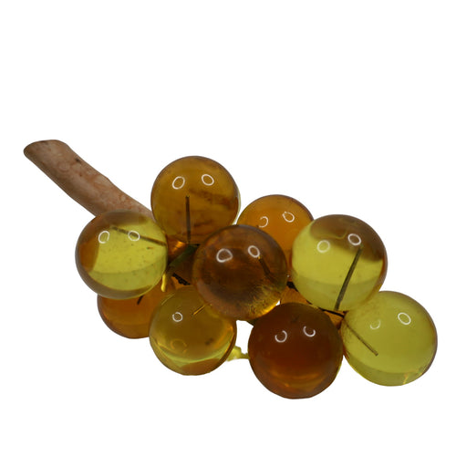Vintage MCM Lucite Grape Cluster Decor - 8