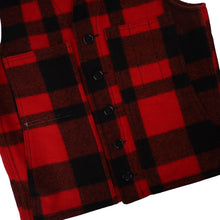 Load image into Gallery viewer, Vintage Filson Mackinaw %100 Wool Buffalo Plaid Vest - S