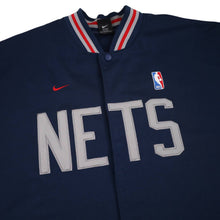 Load image into Gallery viewer, Vintage Nike New Jersey New Snap Down Warm Up Jersey Shirt - XXL