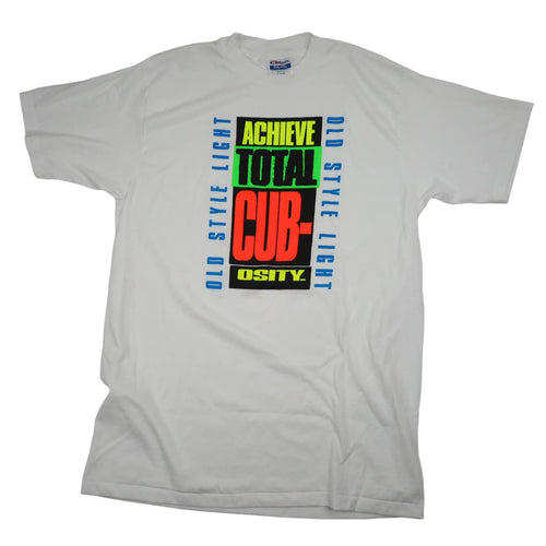 Vintage Chicago Cubs x Old Style Beer Graphic T Shirt - L