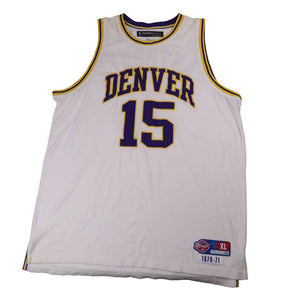 Vintage Reebok Hardwood Classics Denver Nuggets #15 Carmelo Anthony Jersey - XL