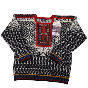 Vintage NWT Skjaeveland Norwegian Traditional Wool Sweater - S