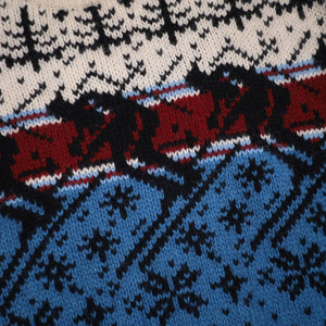 Vintage Aeropostale Shetland Wool Ski Print Sweater - XL