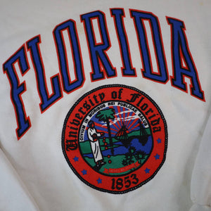 Vintage University of Florida Graphic Spellout Sweatshirt - XL