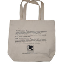 Load image into Gallery viewer, Vintage Yellowstone Grizzly Bear Graphic Tote Bag - OS