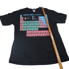 Load image into Gallery viewer, Vintage Periodic Table of Elements Graphic T Shirt - L