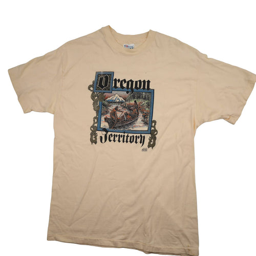 Vintage Oregon Territory Graphic T Shirt - L