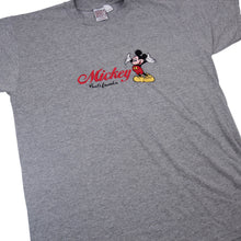 Load image into Gallery viewer, Vintage Disney Mickey Mouse Spellout Embroidered T Shirt  - L