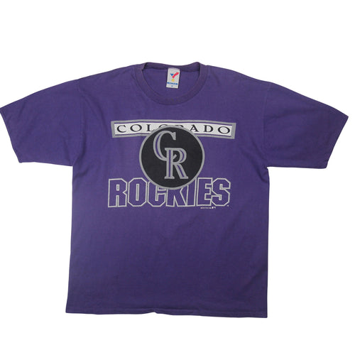 Vintage 1992 Colorado Rocks MLB Graphic T Shirt