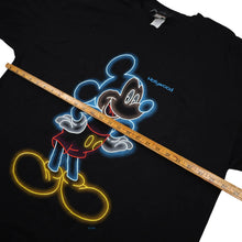 Load image into Gallery viewer, Vintage Disney Mickey Mouse Neon Glow Graphic T Shirt - XXL