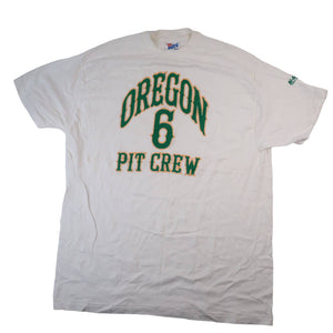 Vintage University of Oregon Ducks Pit Crew Graphic T Shirt - XL
