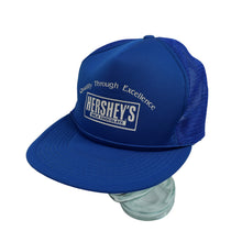 Load image into Gallery viewer, Vintage 80s Hershey's Chocolate Mesh Trucker Hat - OS
