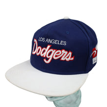 Load image into Gallery viewer, Vintage Sport Specialties Los Angeles Dodgers Script Spellout Snapback Hat - OS
