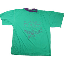 Load image into Gallery viewer, Vintage MCM Brand Embroidered Spellout Logo Shirt