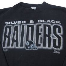 Load image into Gallery viewer, Vintage Salem Sportswear NFL Raiders Spellout Sweatshirt - L