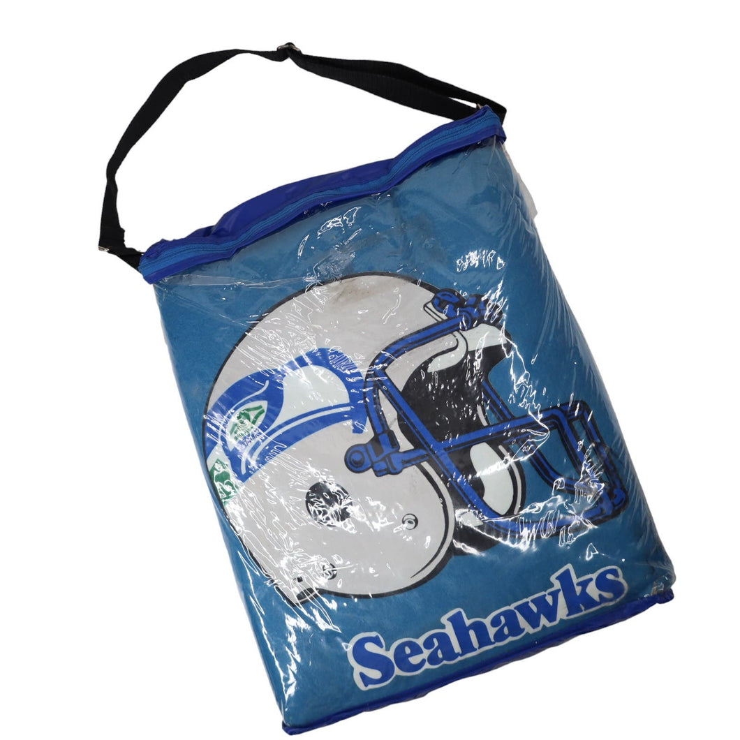 Vintage NFL Seattle Seahawks Throw Blanket - OS