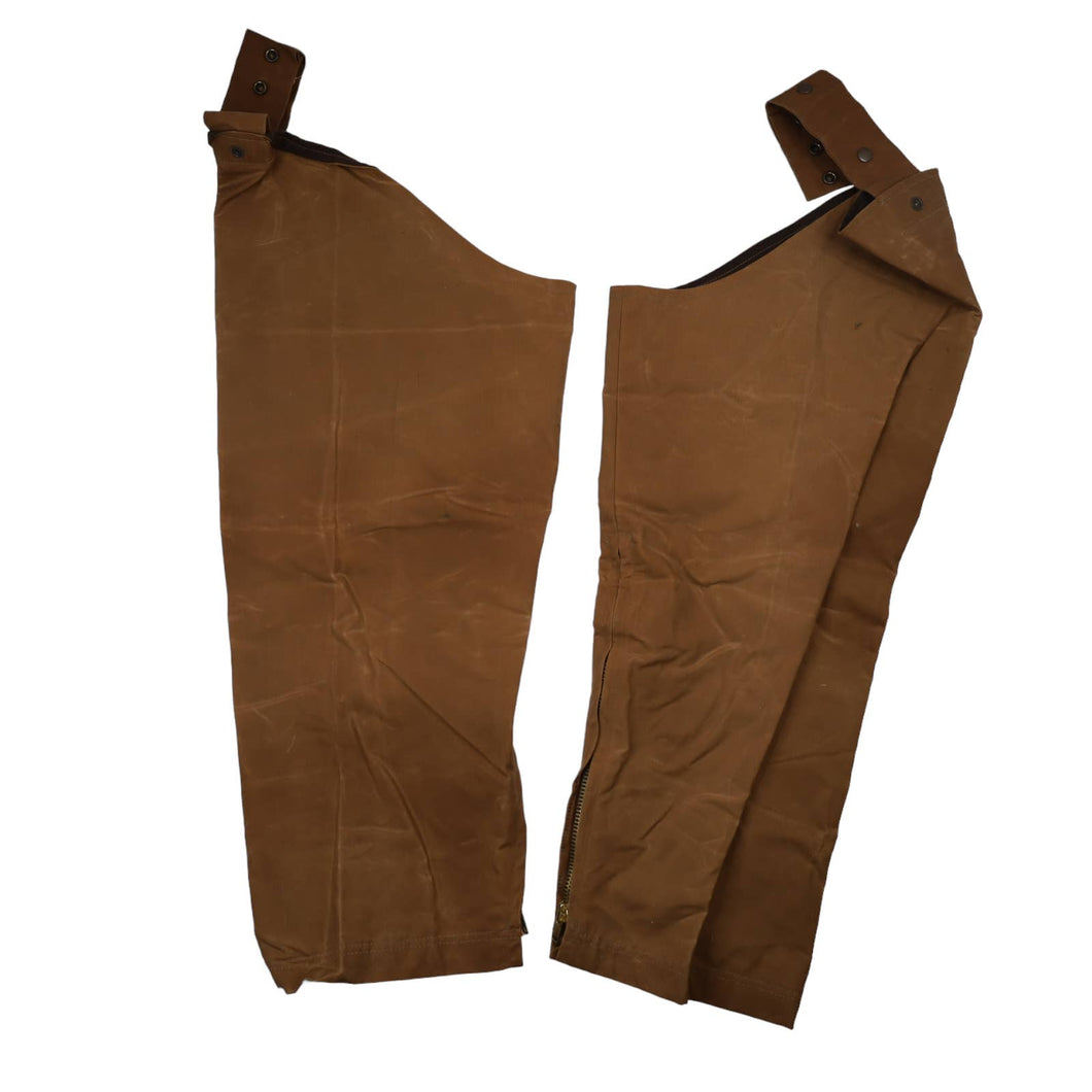 Vintage Orvis Waxed Cotton Chaps - S