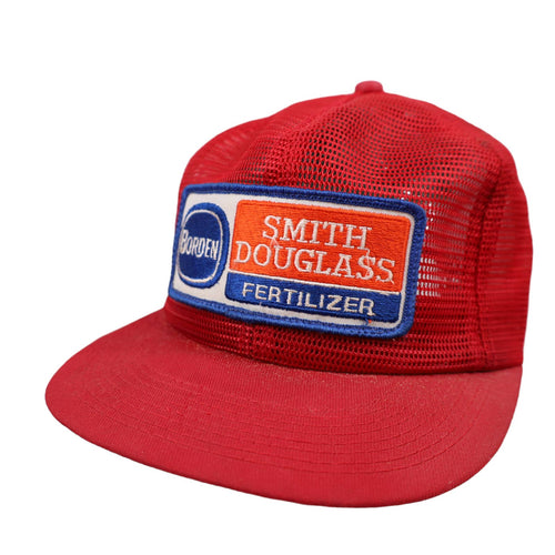 Vintage K-Products Borden Smith Douglass Fertilizer Patch Mesh Trucker Hat - OS