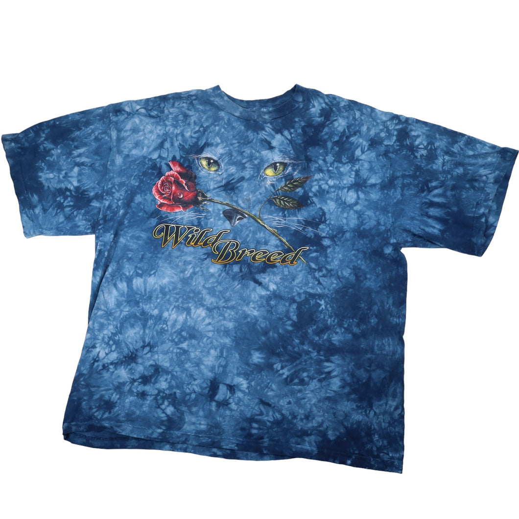 Vintage Wild Breed Graphic Tie Dye T Shirt - XL