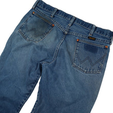 Load image into Gallery viewer, Vintage Wrangler Distressed Patched Denim Jeans - 34"x30"