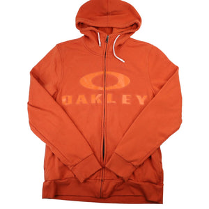 Oakley Full Zip Graphic Spellout Hoodie - L