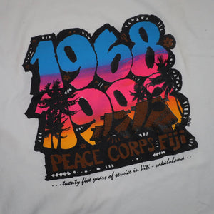 Vintage 1958-1998 Peace Corp Graphic T Shirt - XL