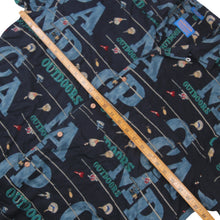 Load image into Gallery viewer, Pendleton %100 Rayon Allover Print Camp Fishing Shirt - L