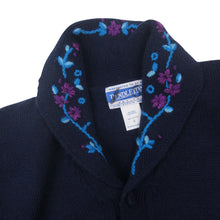 Load image into Gallery viewer, Vintage Pendleton Floral Trip Wool Cardigan Sweater - S