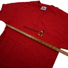 Load image into Gallery viewer, Vintage Disneyland Mickey Mouse Embroidered T Shirt - M